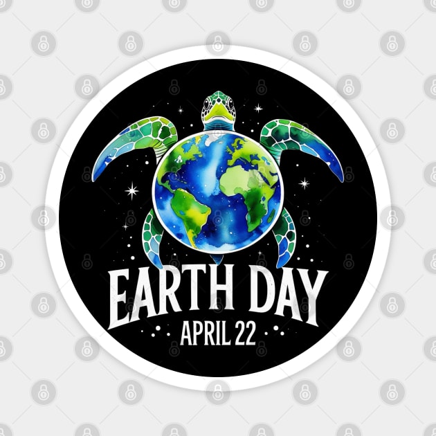 Earth Day April 22 Magnet by Creatifly Graphic Tees